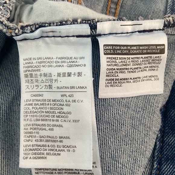 Levi’s Premium Denim Jacket Small - Picture 11 of 13